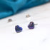 Heart Titanium Stud Earrings in a Range of Colours