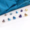 Heart Titanium Stud Earrings in a Range of Colours