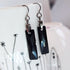 Jet Black Crystal Titanium Long Drops