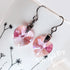 Light Rose Pink Crystal Titanium Drop Earrings