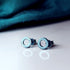 Circle Titanium Stud Earrings in a Range of Colours