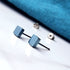 Square Titanium Stud Earrings in a Range of Colours