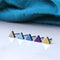 Triangle Titanium Stud Earrings in a Range of Colours