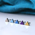 Triangle Titanium Stud Earrings in a Range of Colours