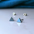 Triangle Titanium Stud Earrings in a Range of Colours
