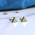 Triangle Titanium Stud Earrings in a Range of Colours