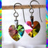 Rainbow Medium Vitrail Crystal Titanium Drop Earrings
