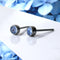 Light Sapphire Crystal Titanium Stud Earrings, 4mm