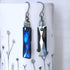 Bermuda Blue Crystal Titanium Long Drops