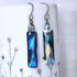 Bermuda Blue Crystal Titanium Long Drops