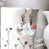 Clear Crystal Titanium Drop Earrings