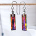 Volcano Rainbow Crystal Titanium Long Drops