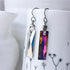 Volcano Rainbow Crystal Titanium Long Drops