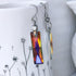 Volcano Rainbow Crystal Titanium Long Drops