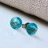 Laguna Blue Crystal Titanium Earrings, 6.5mm