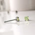 Light Yellow Cubic Zirconia Titanium Earrings