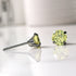 Light Yellow Cubic Zirconia Titanium Earrings