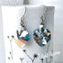Light Chrome Crystal Titanium Drop Earrings