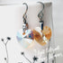 Light Colorado Topaz Crystal Titanium Drop Earrings