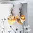 Metallic Sunshine Crystal Titanium Drop Earrings