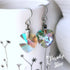 Rainbow Paradise Crystal Titanium Drop Earrings